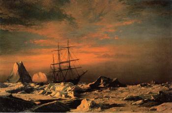 William Bradford : Ice Dwellers Watching the Invaders